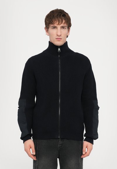 Dondup REGULAR ZIP  - Cardigan - universe blue