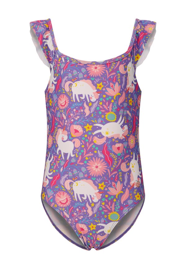 CARLY - Badeanzug - print unicorn
