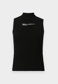 KNITTED - Viršus - black