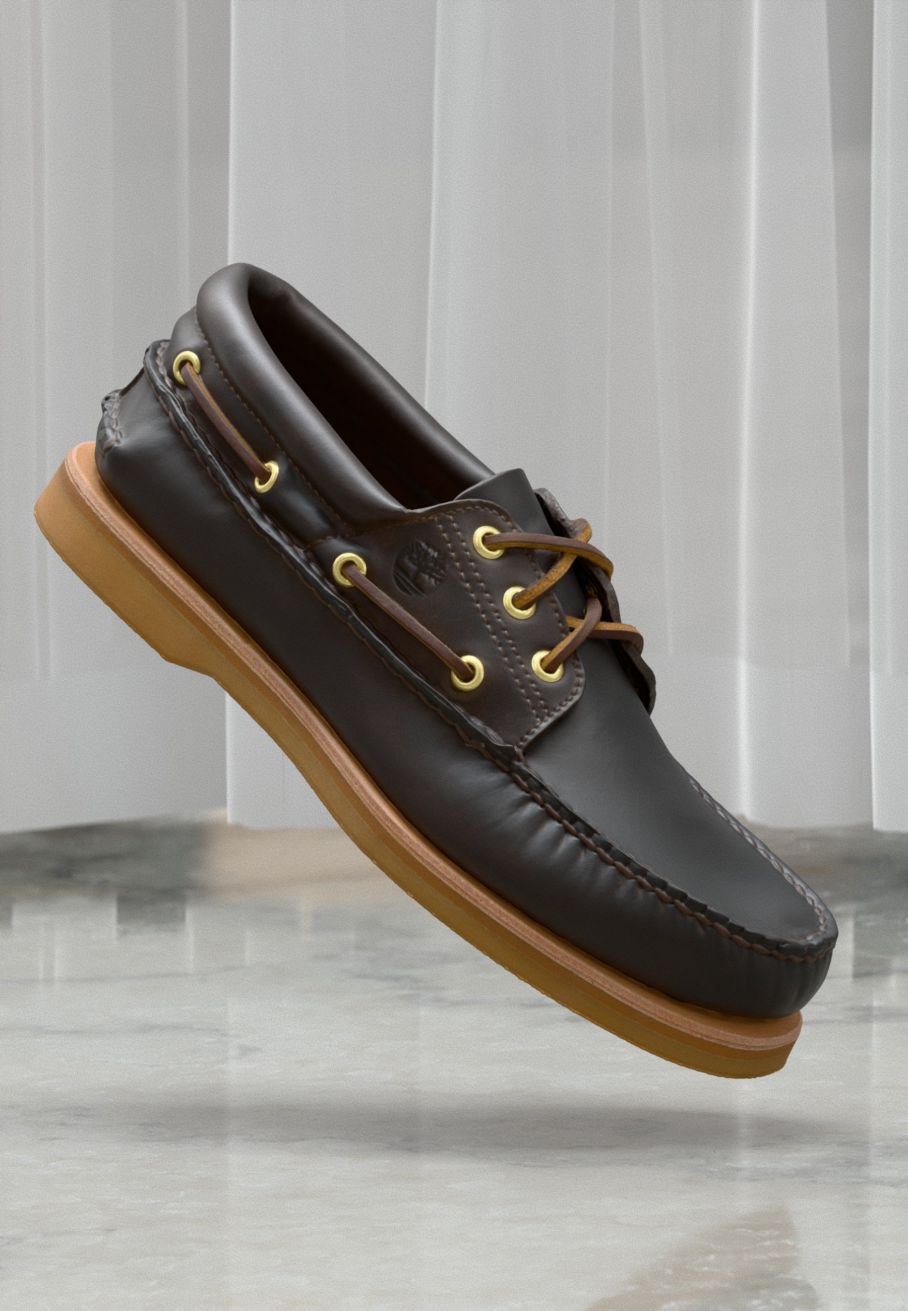 Timberland VIBRAM CRAFTED BOAT 3 EYE - Boat shoes - dark  display picture 3