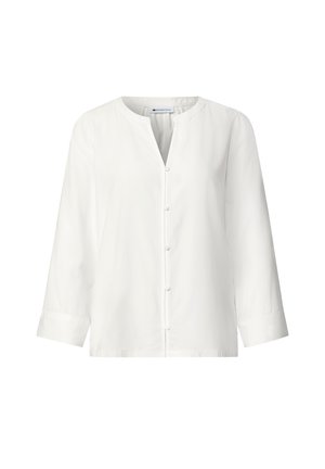 Street One, 3/4-ARM BLUSE MIT SPLIT NECK - Blouse - off white
