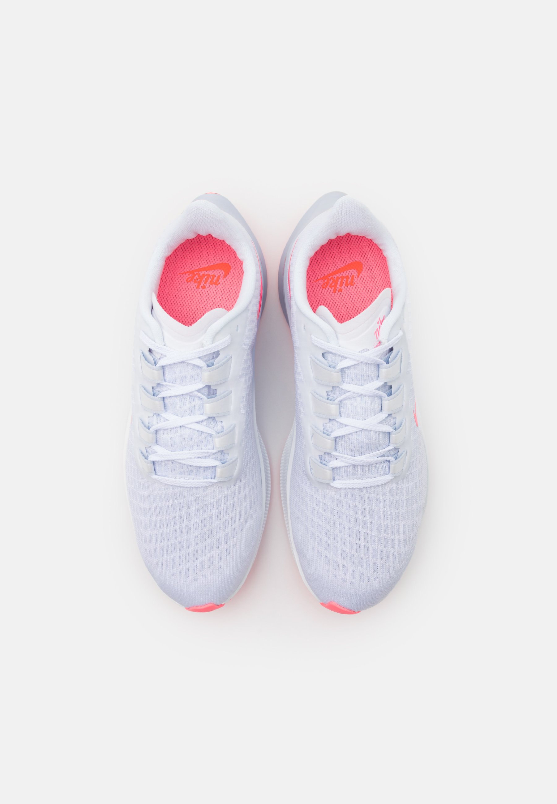 Nike Performance AIR ZOOM PEGASUS 37 VT - Laufschuh Neutral - white/sunset  pulse/bright crimson/weiß - Zalando.de