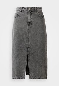 COLD WINDS - Suknja od trapera - mid grey