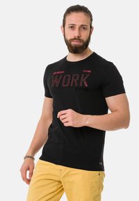 Cipo & Baxx T-shirt print - black