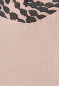 LASCANA Naktiniai marškinėliai - rosa anthrazit gemustert