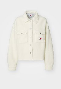 BADGE OVERSHIRT - Žieminė striukė - ancient white