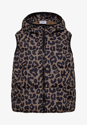 Cecil, STEPPWESTE MIT KAPUZE UND TASCHEN - Vest - creamy mocha