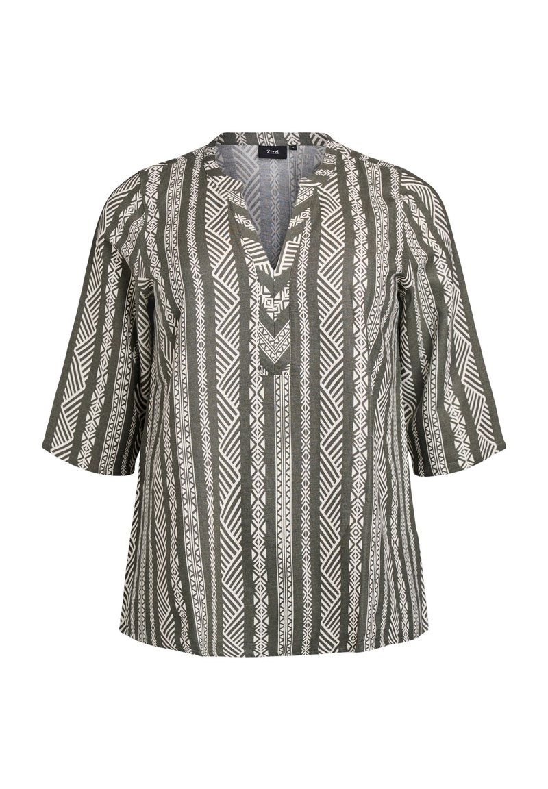 Zizzi Blouse donkergroen
