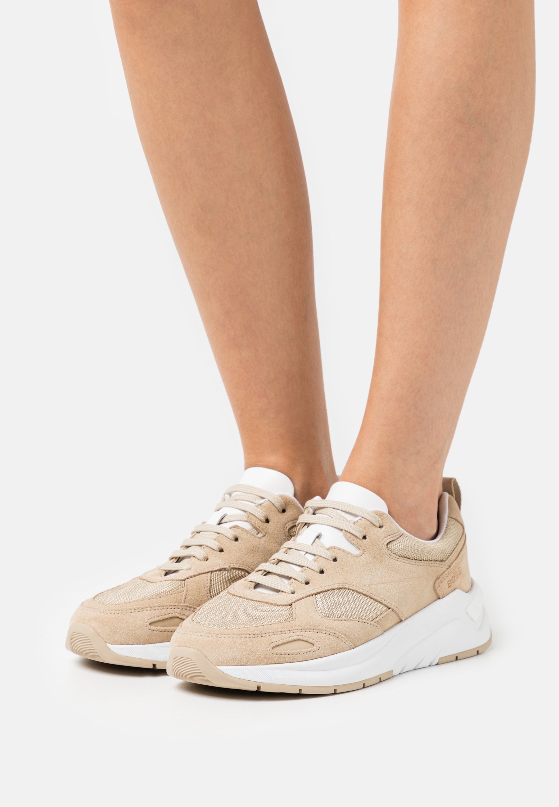 BOSS SKYLAR LACE UP - Trainers - beige 