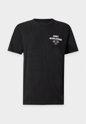 Obey Clothing, ABOVE - Тениска с щампа - black
