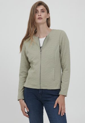 FRBECARDI 1 CARDIGAN - Chaqueta de punto - seagrass