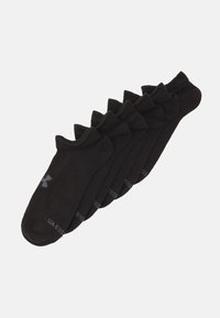 Under Armour - ESSENTIAL UNISEX 6 PACK - Sporta zeķes - black/castlerock Miniatūras attēls 1