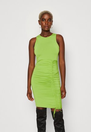 WAL G. TALIA ROUCHED MINI - Šaty do práce - olive green