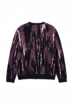 Vertere Berlin, ASHFALL KNIT CARDIGAN UNISEX - Gilet - plum