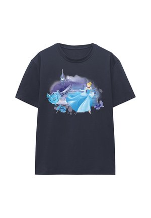 CINDERELLA THE STAIRCASE - Print T-shirt - dark blue