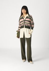 Samsøe Samsøe JEANNE CARDIGAN - Casaco de malha - forest night st