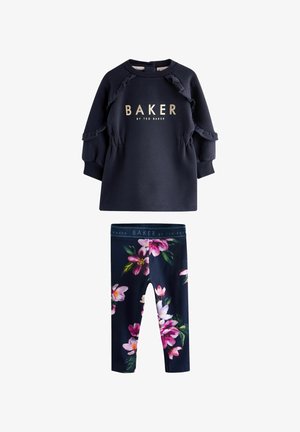 Baker by Ted Baker LONGLINE SET - Legingi — bikses - navy