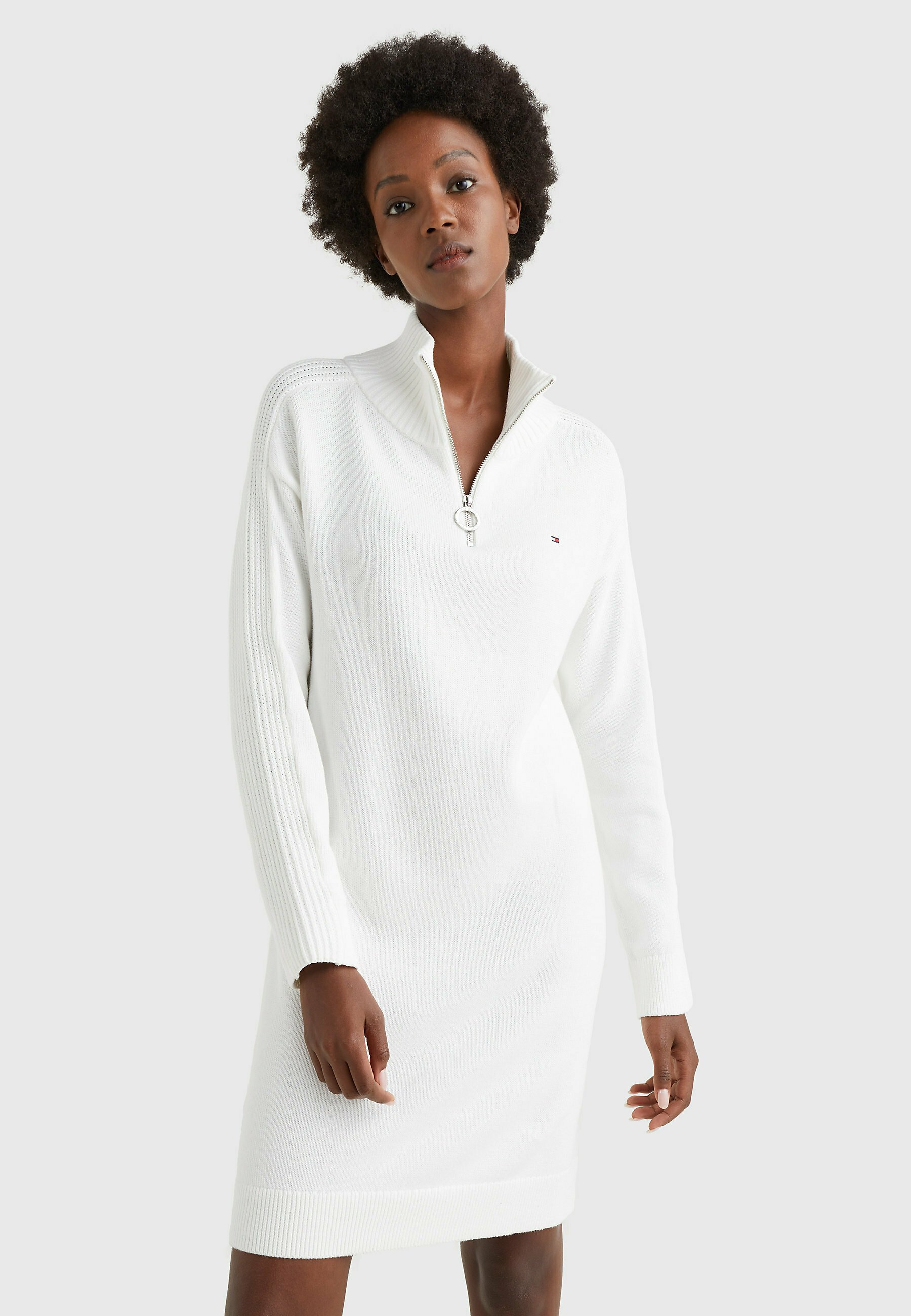 Tommy Hilfiger HALF ZIP - Jumper dress 