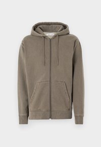 PIGMENT ZIP HOODIE - Sweater met rits - canteen