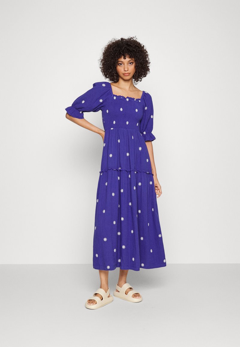 YAS YASSUNSET LONG DRESS Freizeitkleid blue/dunkelblau Zalando.at