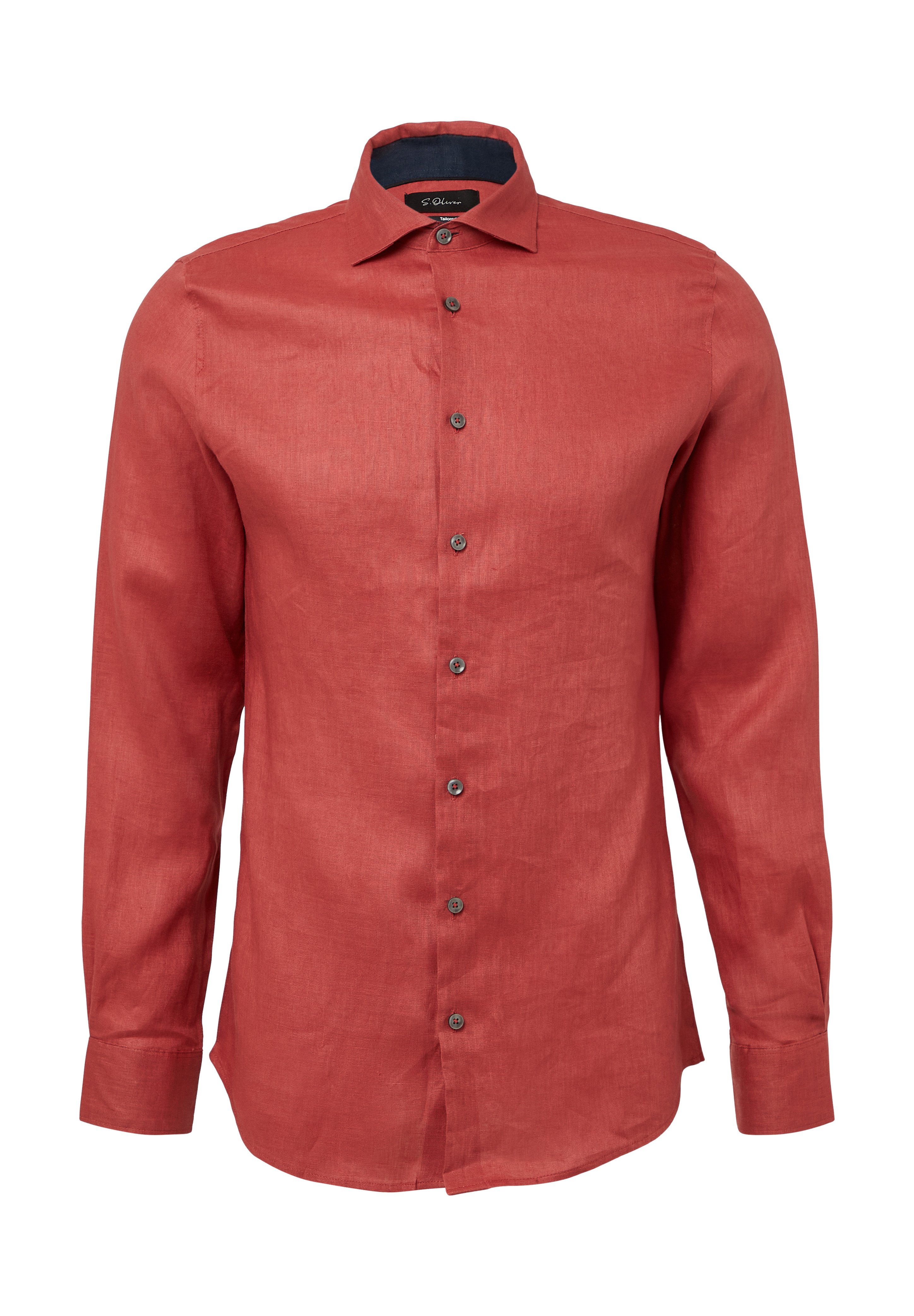 S.Oliver Herren-Hemd Langarm, Slim Fit – Blaues Business-Hemd Für Den Casual-Look