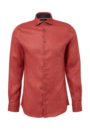 TAILORED FIT LANGARM - Hemd - dark red