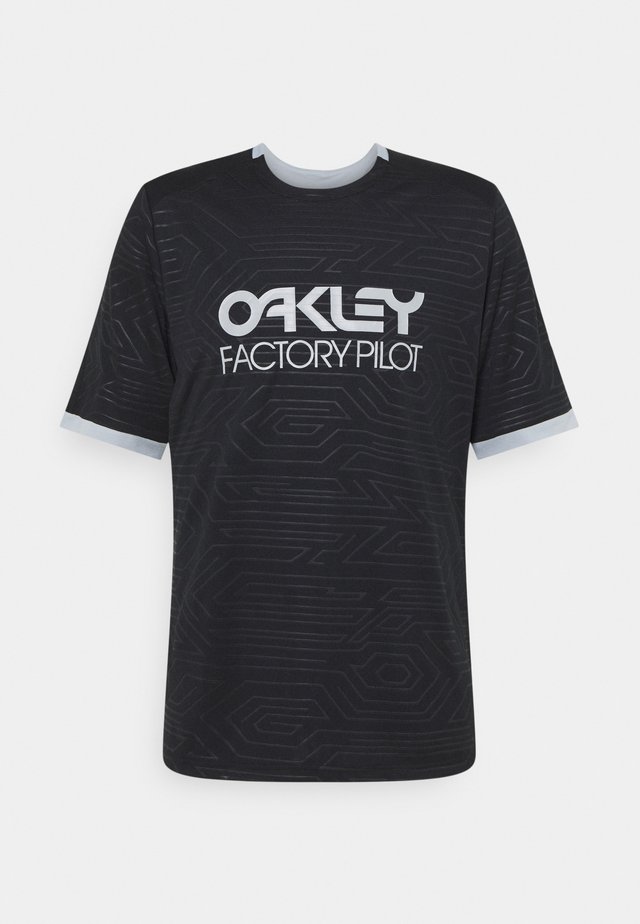 PIPELINE TRAIL TEE - Print T-shirt - blackout