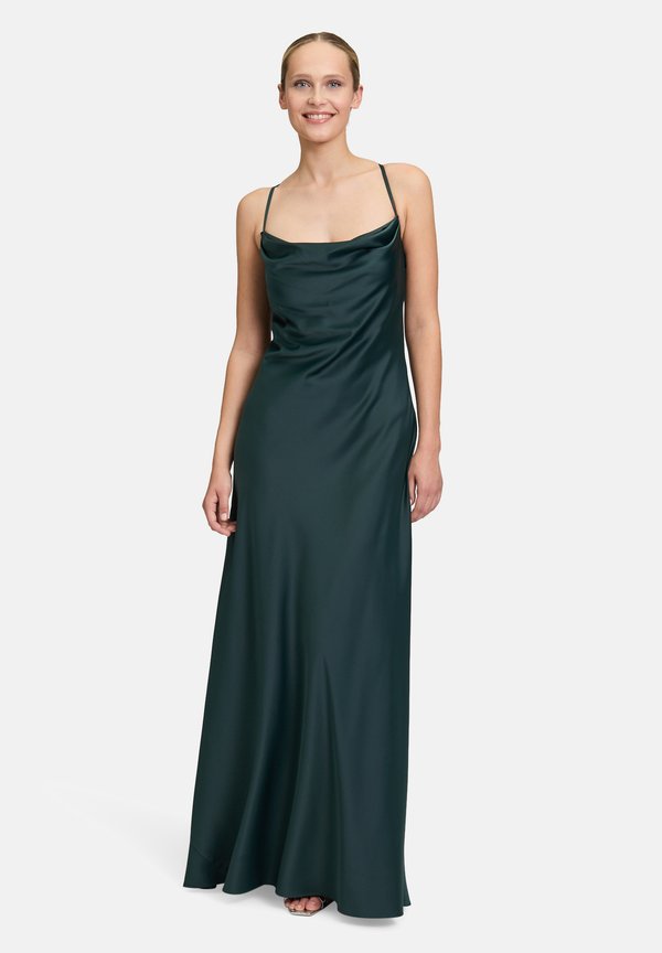 MIT WASSERFALLAUSSCHNITT - Ballkleid - dusty slate