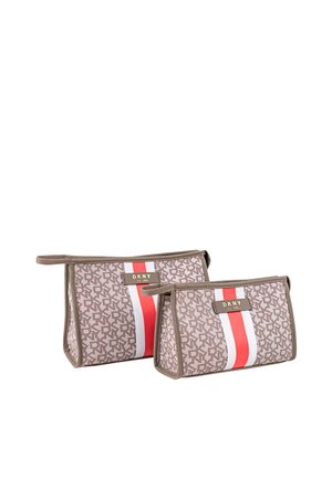 VINTAGE SIGNATURE STRIPE PACK OF 2 - Neceser - coral