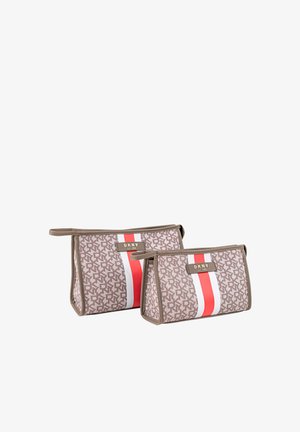VINTAGE SIGNATURE STRIPE PACK OF 2 - Neceser - coral