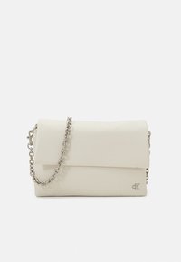 MICRO MONO CHAIN FLAP - Bandolera - eggshell