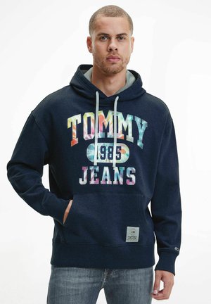 Tommy Jeans COLLEGE UNISEX  - Jersey con capucha - marine