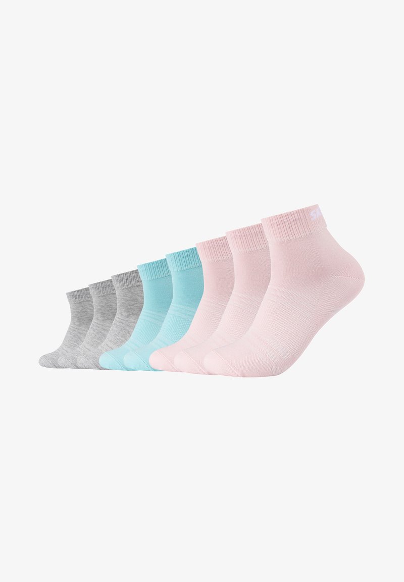 Skechers ONLINE VENTILATION QUARTER UNISEX 8 PACK - Socks - pastel turquoise