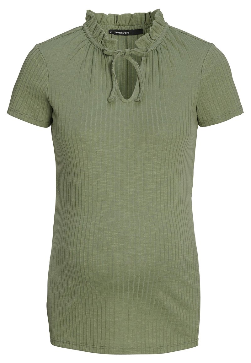 Supermom T-shirt basic lichtgroen