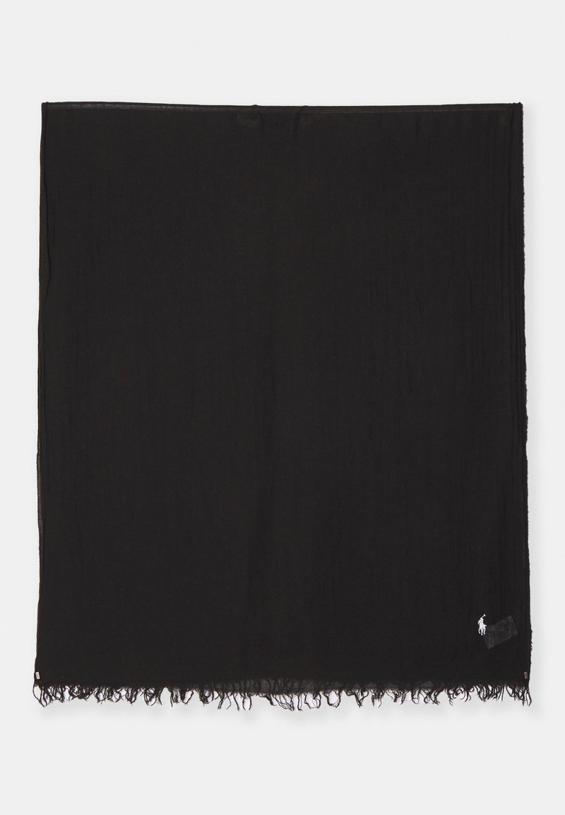 Polo Ralph Lauren FRINGE TRIM SCARF - Šalikas - polo black