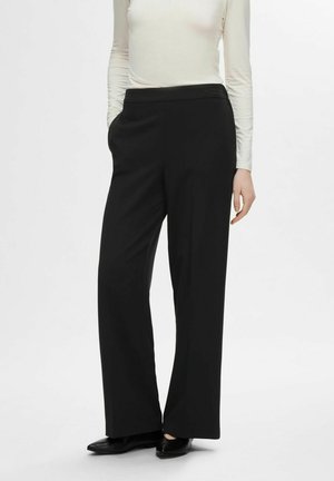 Selected Femme WIDE FIT - Broek - black