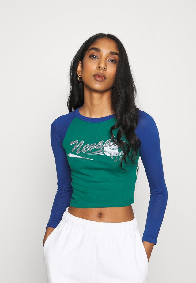 MICH SPORT LETTUCE - Langærmede T-shirts - grn/blue