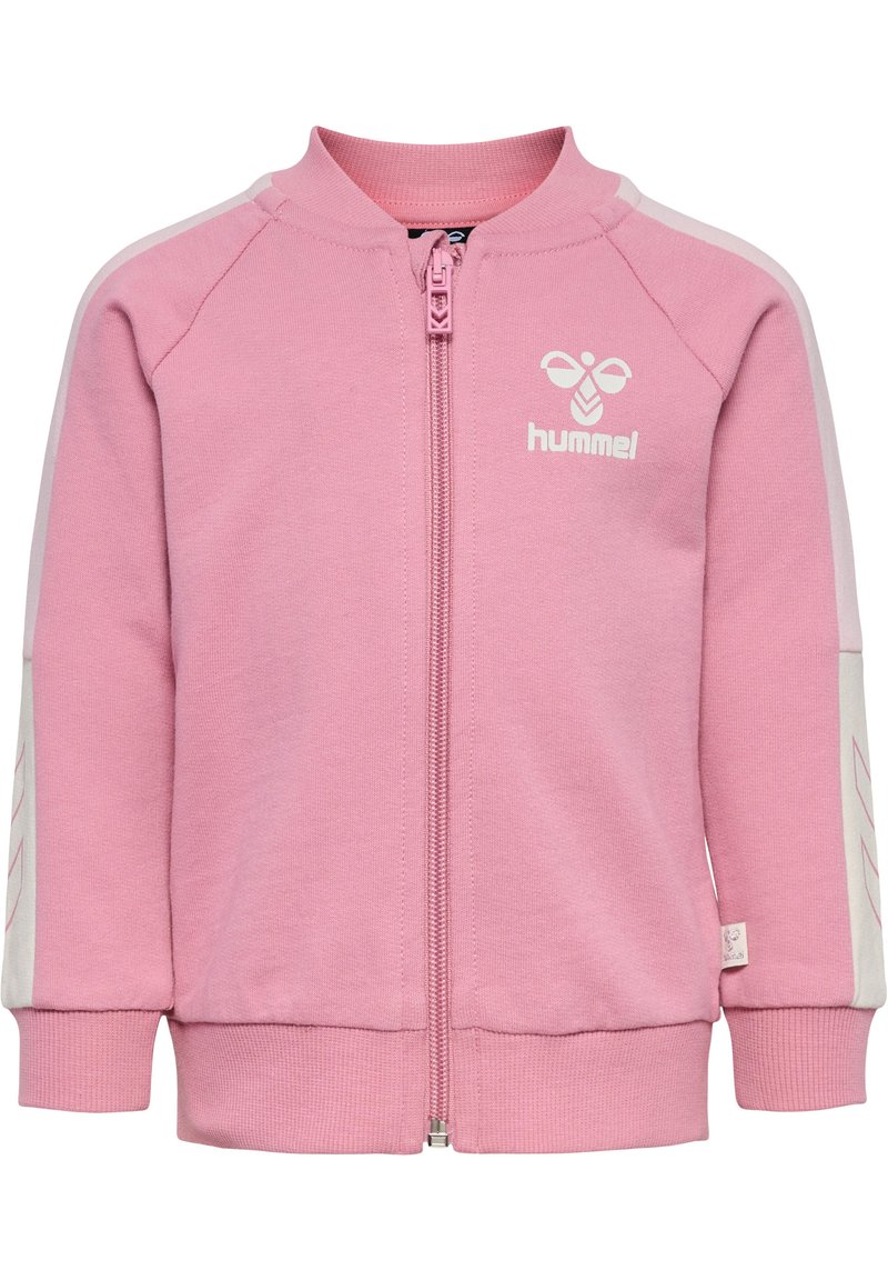 Hummel Sweater met rits mauve