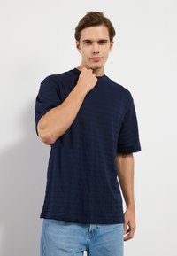 Pier One - T-shirt imprimé - navy blazer Image miniature 1