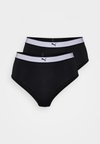 WOMEN HIGH WAIST BRAZILIAN 2 PACK - Briefs - black