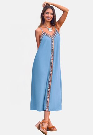 BOHO CHIC EMBROIDERED - Accessorio da spiaggia - blue