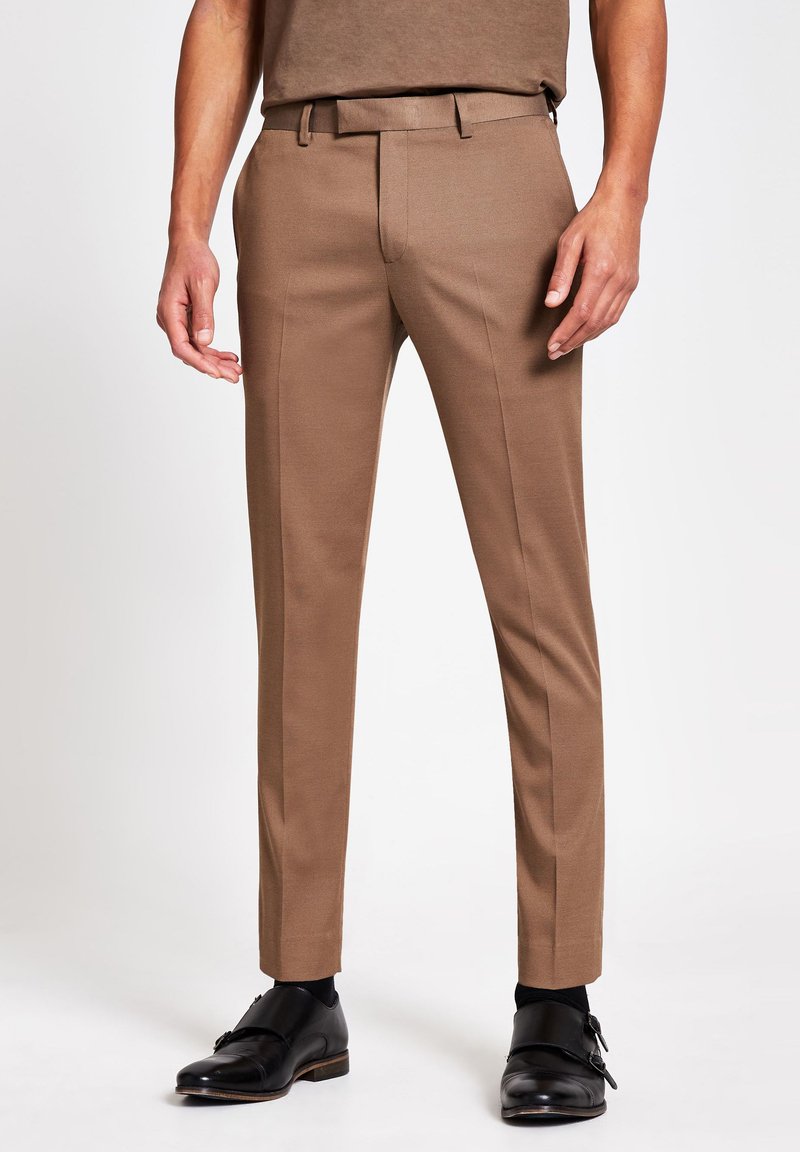 River Island Anzughose - stone/stein - Zalando.de