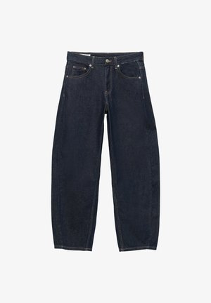 PULL&BEAR, BARREL - JEANS - Jean baggy - dark blue