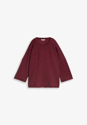 TOM TAILOR, PLUS SIZE - LOOSE FIT SWEATSHIRT MIT 7/8-ARM - Mikina - preppy plum