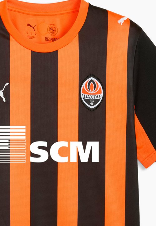 PUMA SHAKTHAR DONETSK 26/27 HEIMTRIKOT - Club wear - rickie orange- black — foto 7