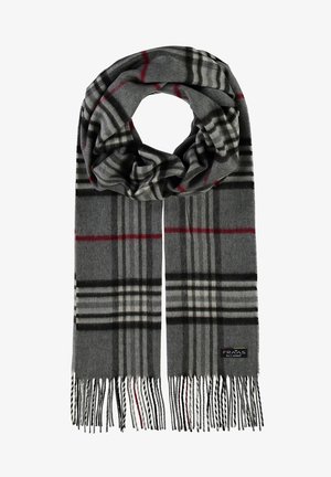 CASHMINK MIT KAROMUSTER - Scarf - mid grey