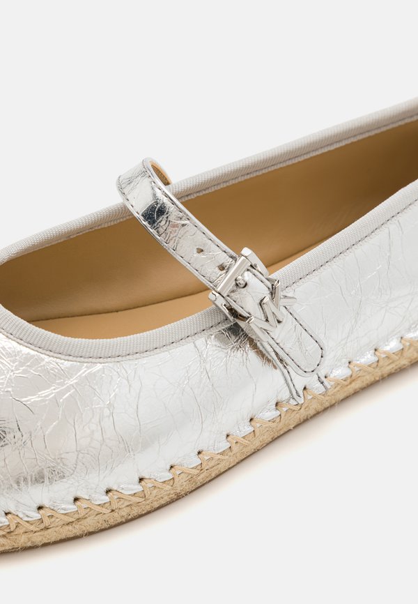 LYNN BALLET - Ankle strap ballet pumps - silver4