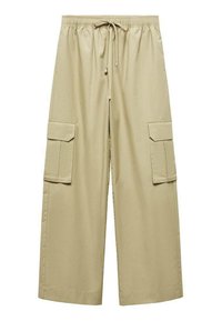 Mango TORTELLO - Hlačami s stranskimi žepi - beige