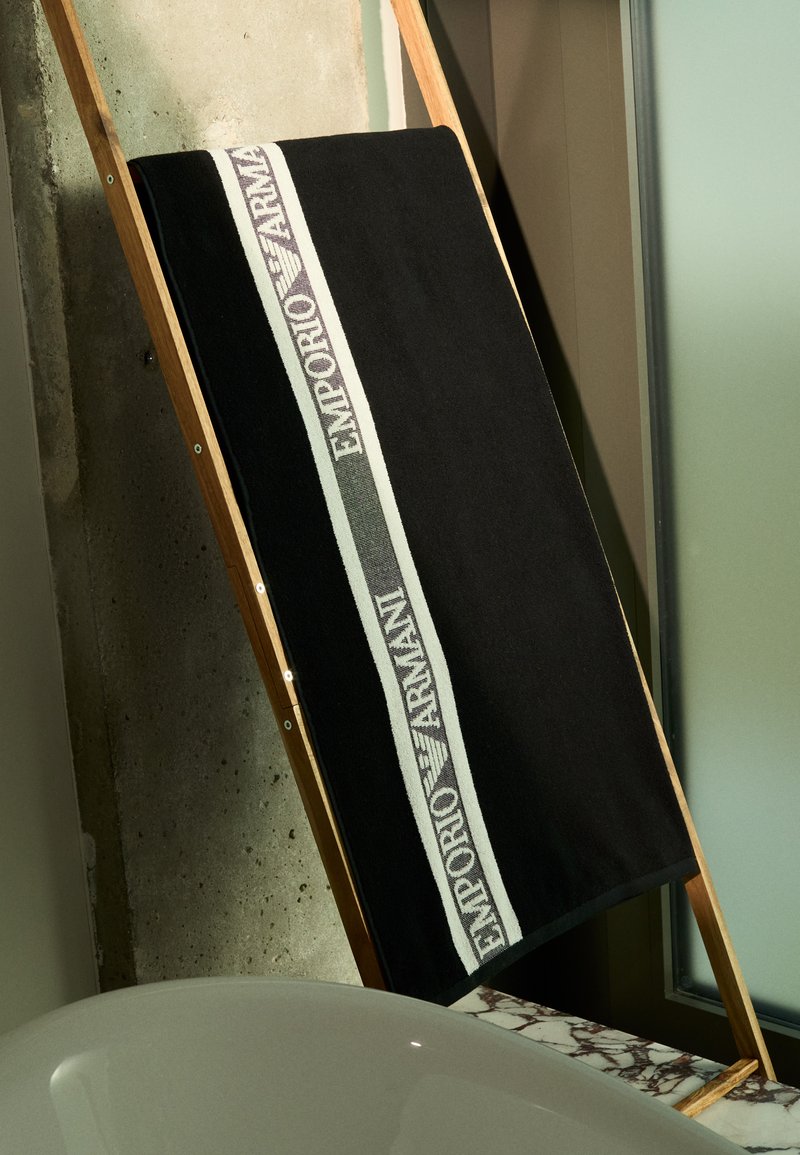 Emporio Armani TELO TOWEL BEACHWEAR - Beach towel - black