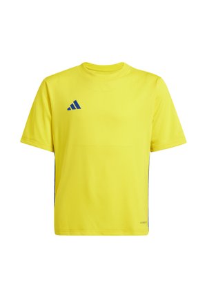 adidas Performance TABELA - Sport T-Shirt - gelbblau